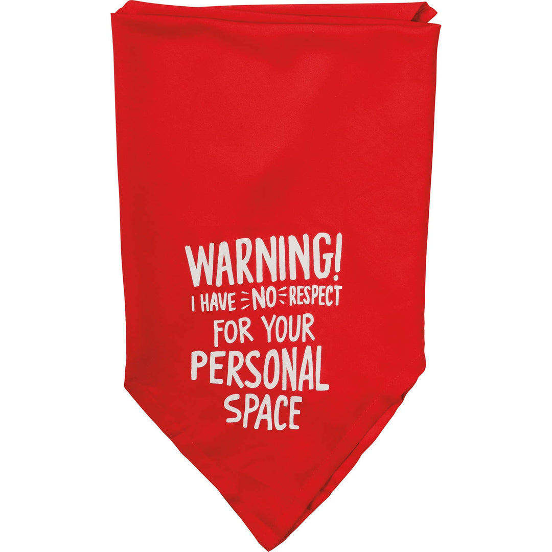 Defense/Warning Large Pet Bandana - Premium Dog Bandana from Primitives by Kathy - Just $12.65! Shop now at Pat's Monograms