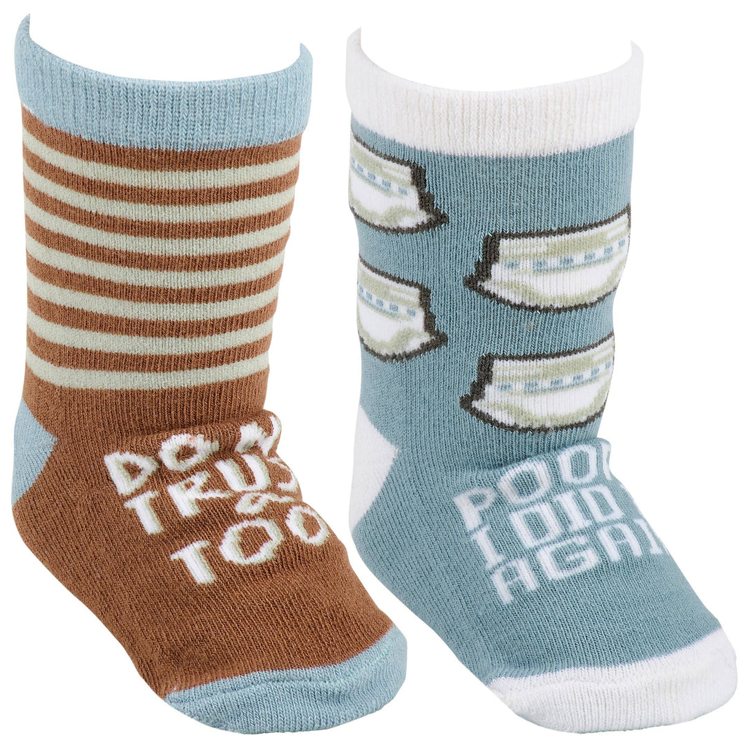 Poops I Did It Again Baby Sock Set - Premium socks from Primitives by Kathy - Just $11.50! Shop now at Pat's Monograms