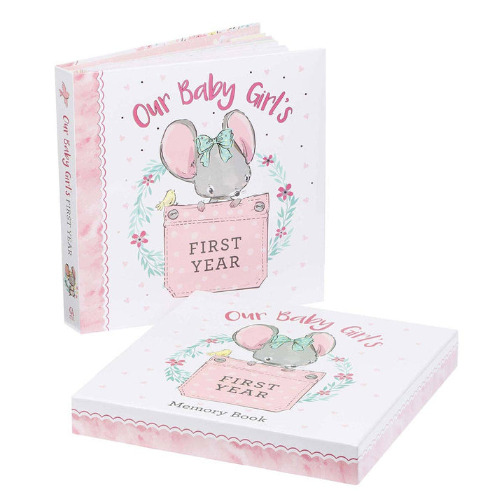 Our Baby Girl's First Year Memory Book - Premium Baby Gift from Christian Art Gifts - Just $27.95! Shop now at Pat's Monograms