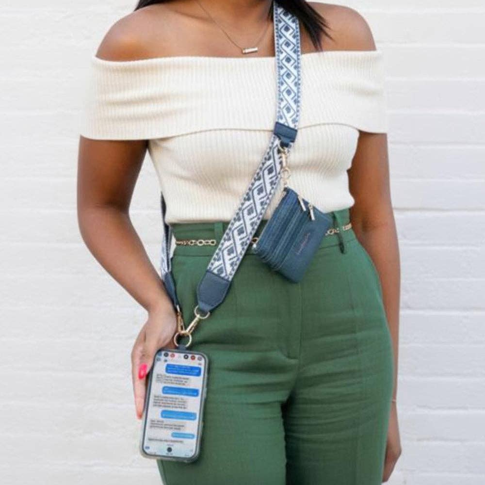 Clip & Go Strap w/Zippered Pouch - Premium phone accessories from Save The Girls - Just $31.95! Shop now at Pat's Monograms