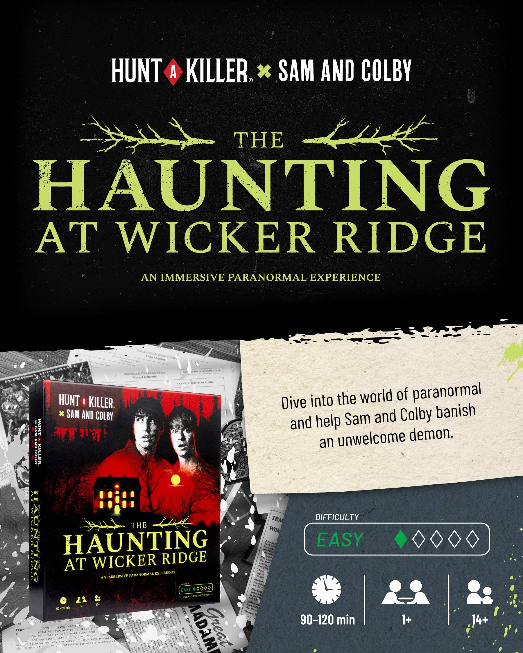 The Haunting of Wicker Ridge - Premium Entertainment from Hunt A Killer - Just $32.95! Shop now at Pat's Monograms