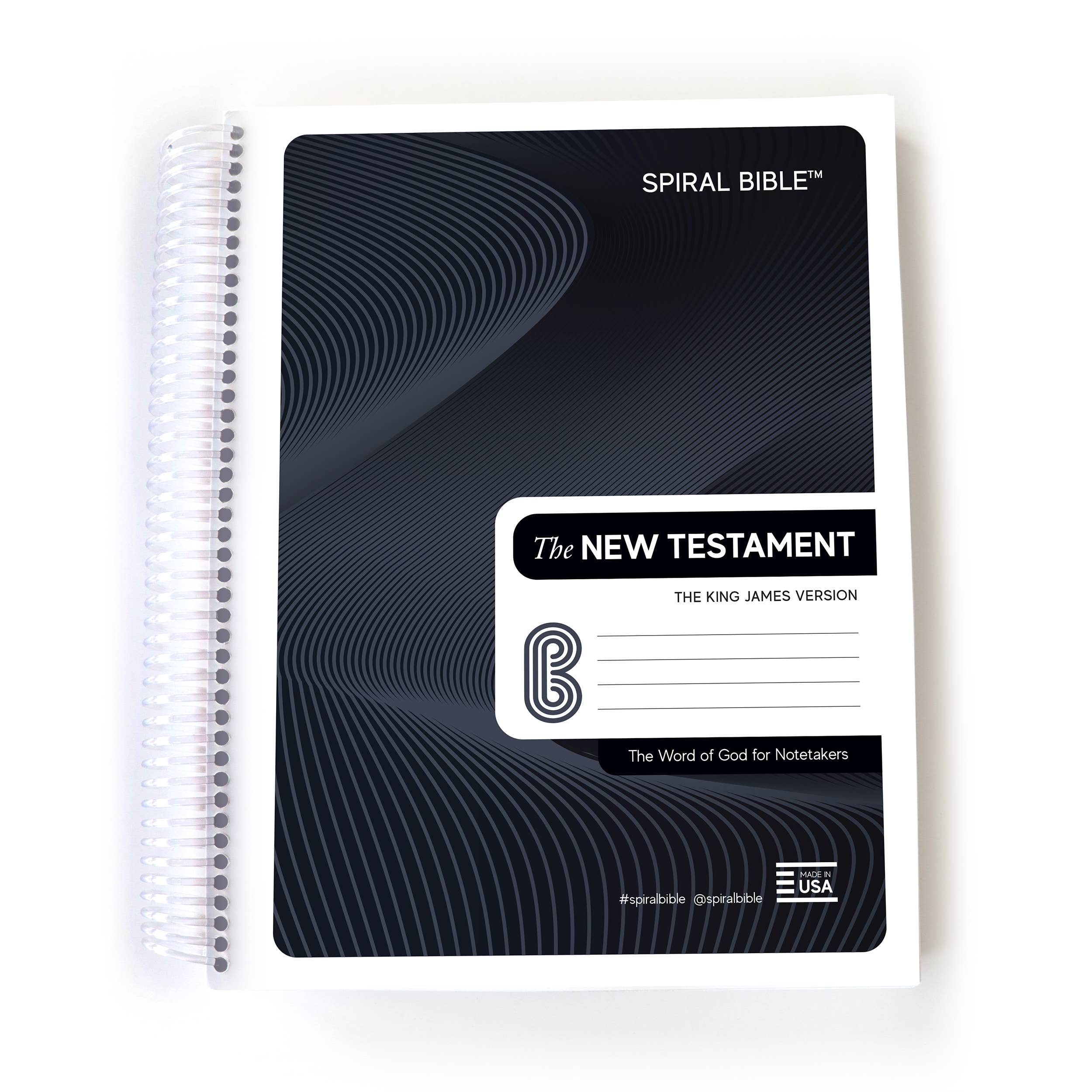 Spiral Bible™ - KJV New Testament - Premium Bible from Spiral Bible - Just $54.95! Shop now at Pat's Monograms