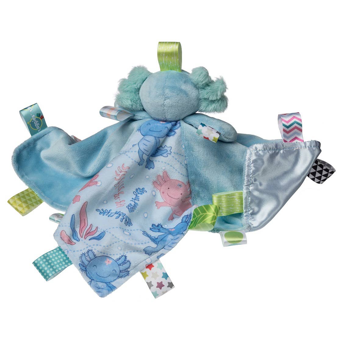 Fizzy Axolotl Character Blanket - Aqua - Premium Baby Toys & Activity Equipment from Mary Meyer - Just $22.95! Shop now at Pat's Monograms