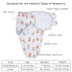 Woof Woof Baby Sleep Swaddle 100% Organic Cotton - Premium Swaddle from LollyBanks - Just $15.95! Shop now at Pat's Monograms