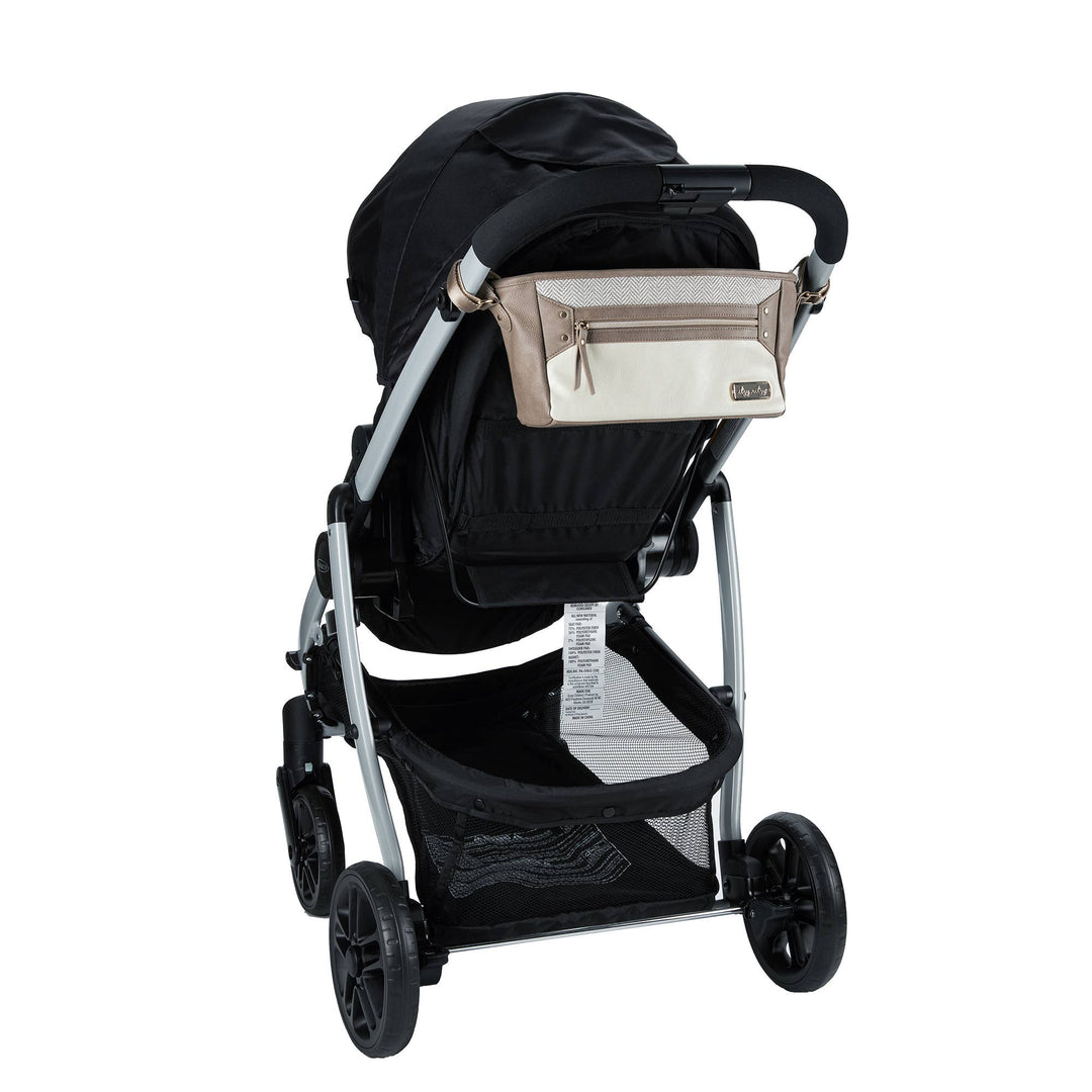 Vanilla Latte Travel Stroller Caddy - Premium Baby Accessories from Itzy Ritzy - Just $34.99! Shop now at Pat's Monograms