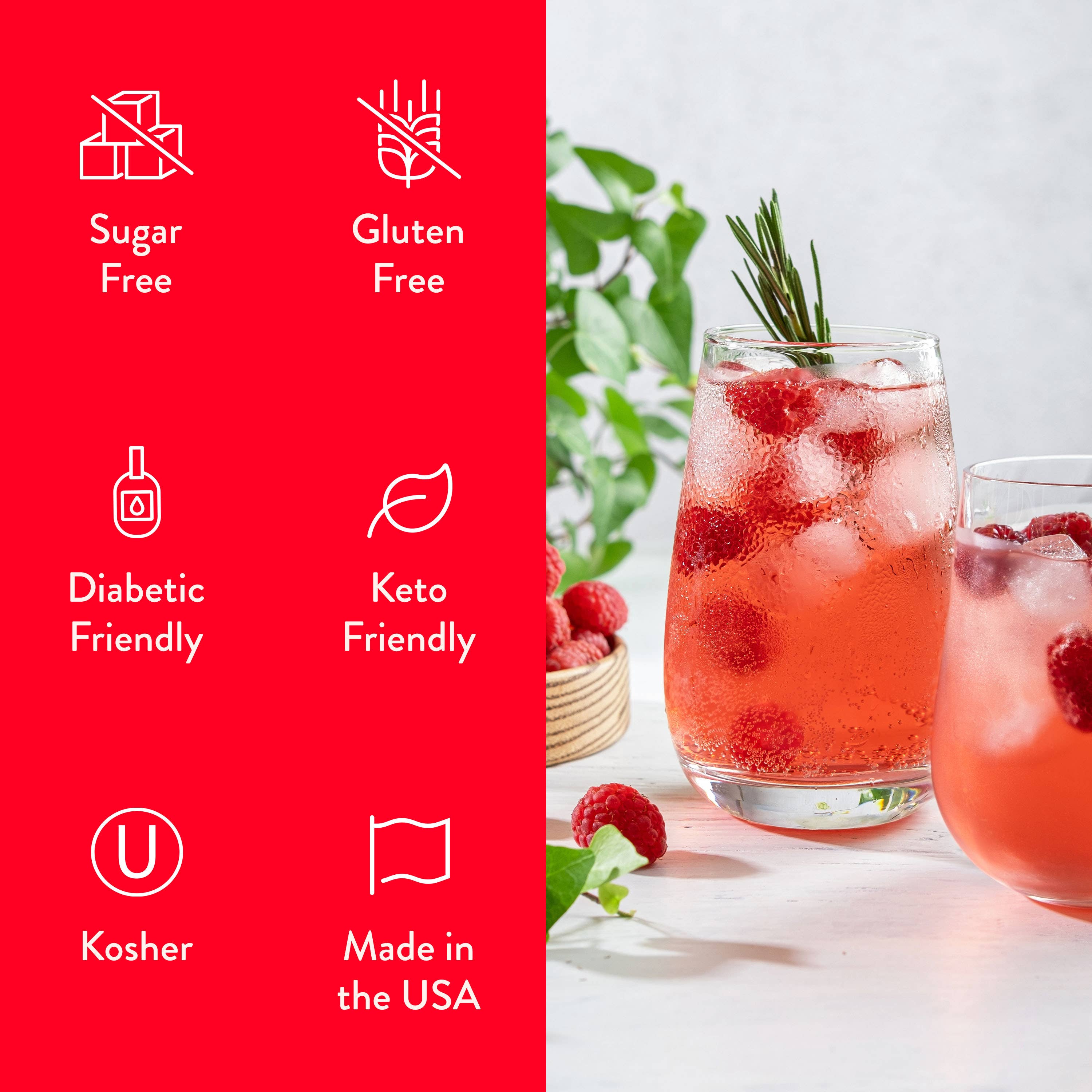 Sugar Free Raspberry Syrup - Premium  from Jordan's Skinny Mixes - Just $9.59! Shop now at Pat's Monograms