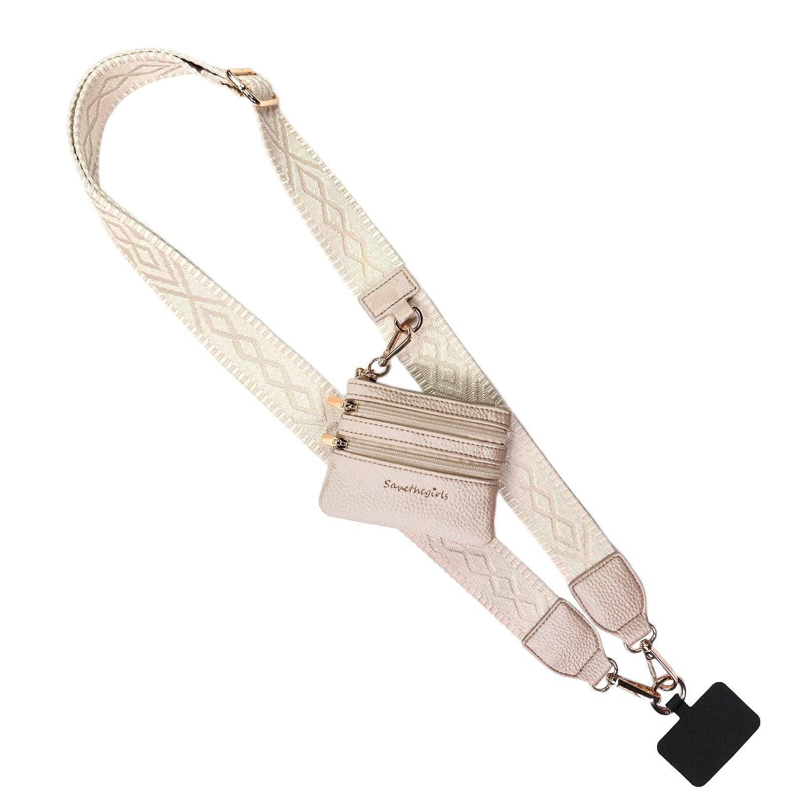 Clip & Go Strap w/Zippered Pouch Classic - Premium Accessories from Save The Girls - Just $29.95! Shop now at Pat's Monograms