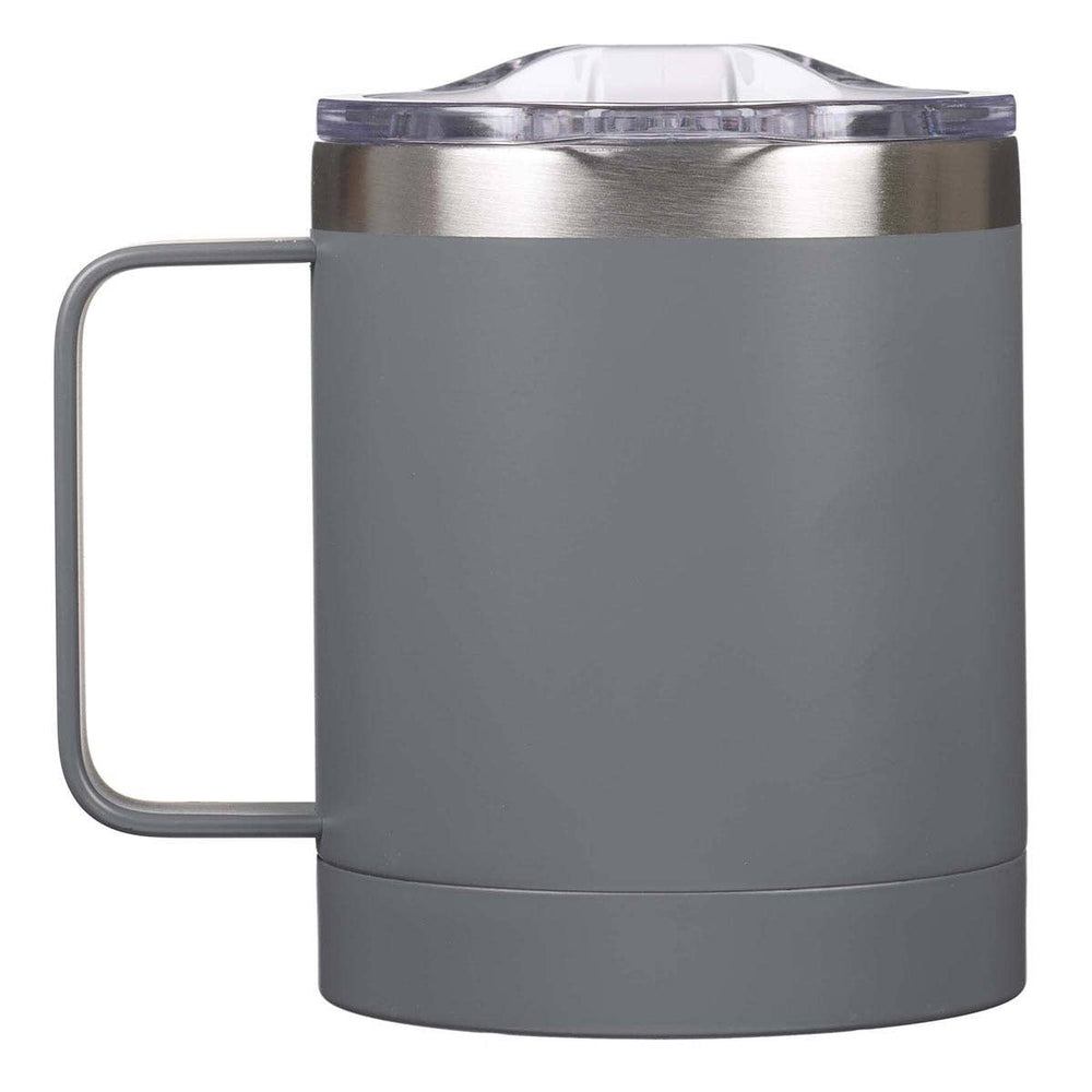Stainless Steel Camp Mug - All Things Phil. 4:13 - Premium drinkware from Christian Art Gifts - Just $19.95! Shop now at Pat's Monograms