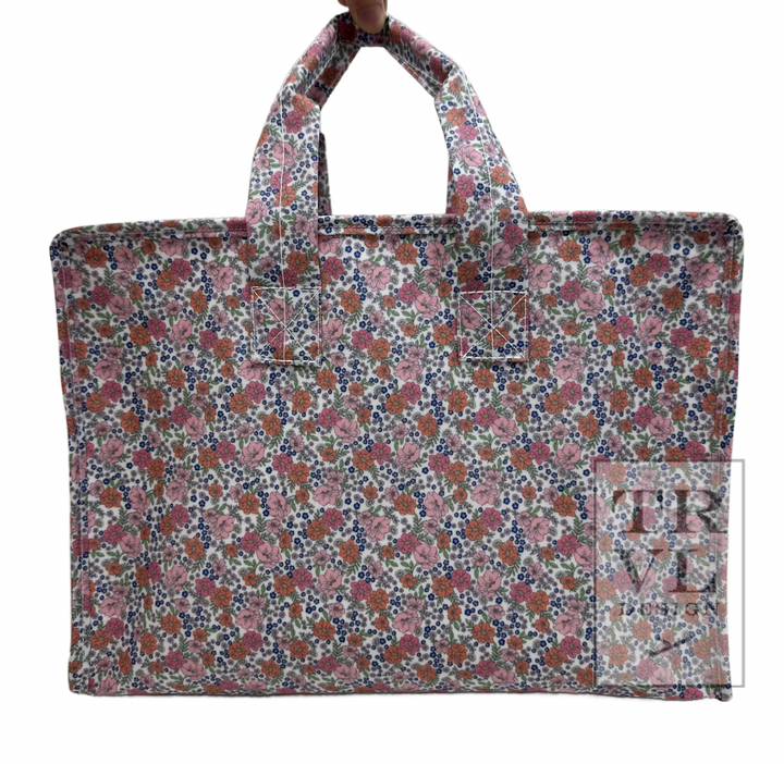 Overnight Tote - Garden Floral - Premium Bags and Totes from TRVL Design - Just $45.95! Shop now at Pat's Monograms