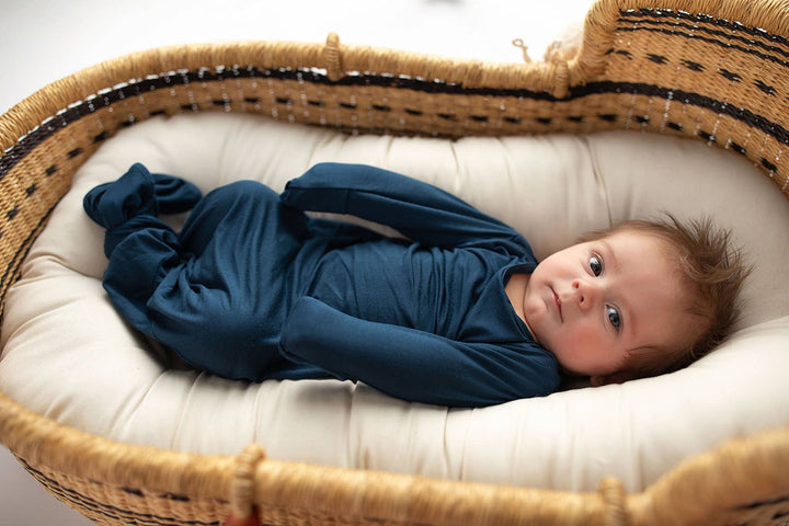 Navy Blue Knotted Gown - Premium  from Three Little Tots - Just $26.95! Shop now at Pat's Monograms