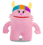 Ollie Pink Monster Tooth Fairy Pillow unique grandchild gift - Premium stuffed animals from The Tooth Brigade - Just $15.95! Shop now at Pat's Monograms