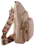 Zara Zipper Crossbody Bag with Boho Strap - Premium  from MiMi Wholesale - Just $48.75! Shop now at Pat's Monograms