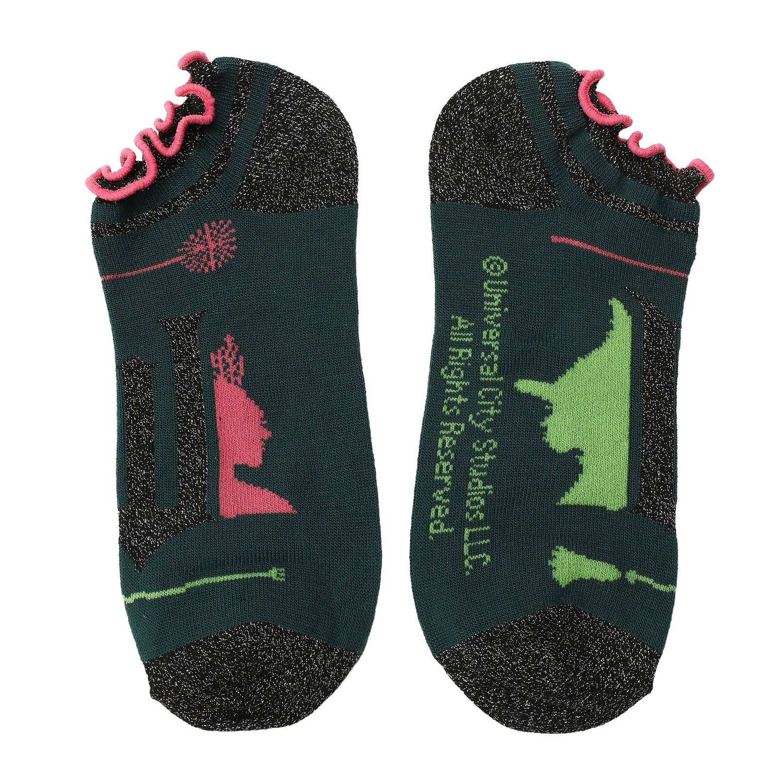 Wicked Elphaba & Glinda Icons Women's 5-Pair Ankle Socks-OSFA - Premium  from Bioworld Merchandising - Just $24.95! Shop now at Pat's Monograms