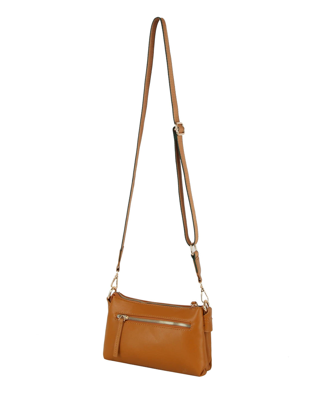 Double entry crossbody - Premium handbag from Handbag Factory Corp - Just $32.95! Shop now at Pat's Monograms