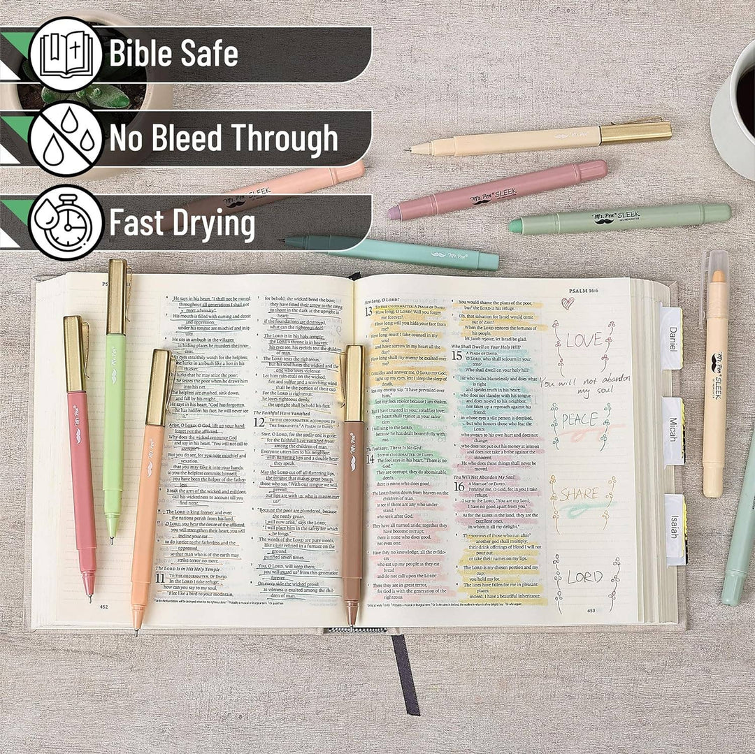 Mr. Pen Gel Highlighters & Pens - 12 Pack No Bleed - Premium  from Mr. Pen - Just $7.95! Shop now at Pat's Monograms