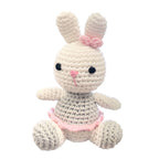 Ballerina Bunny Crochet Rattle: 4" Rattle - Premium Baby Toys & Activity Equipment from Petit Ami & Zubels - Just $14.95! Shop now at Pat's Monograms