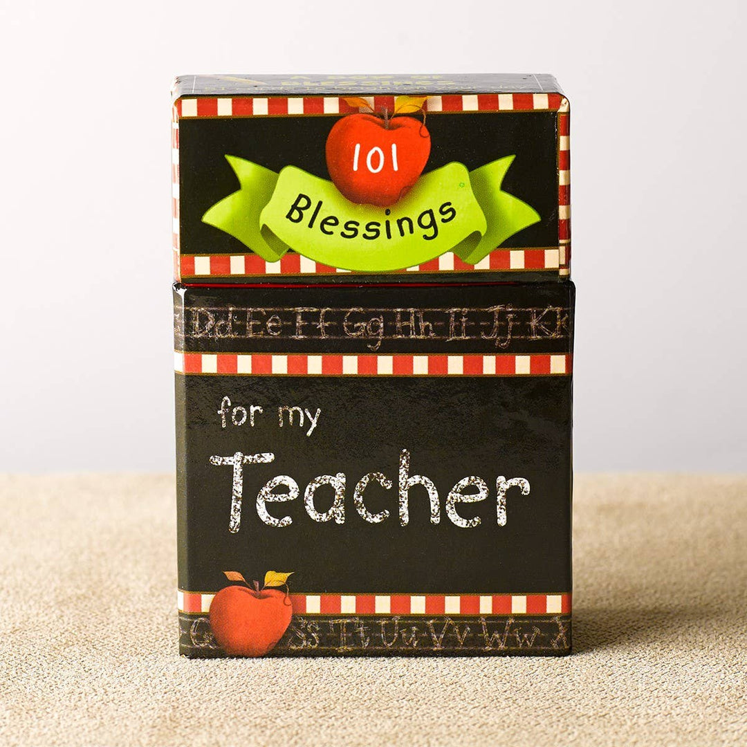 101 Blessings For My Teacher Box of Blessings - Premium Books and Devotionals from Christian Art Gifts - Just $4.99! Shop now at Pat's Monograms