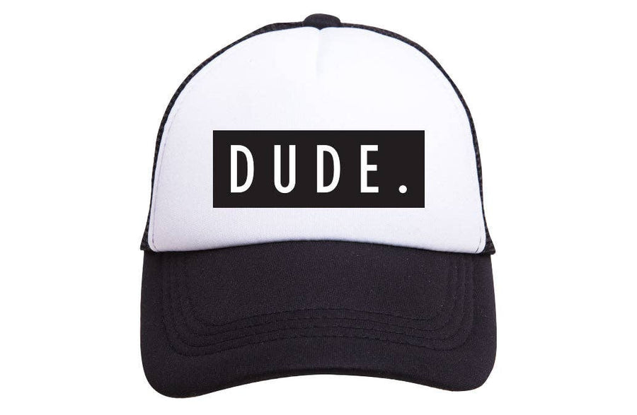 Dude Trucker Hat - Premium Trucker Cap from The Mama X™ Brand - Just $18.95! Shop now at Pat's Monograms