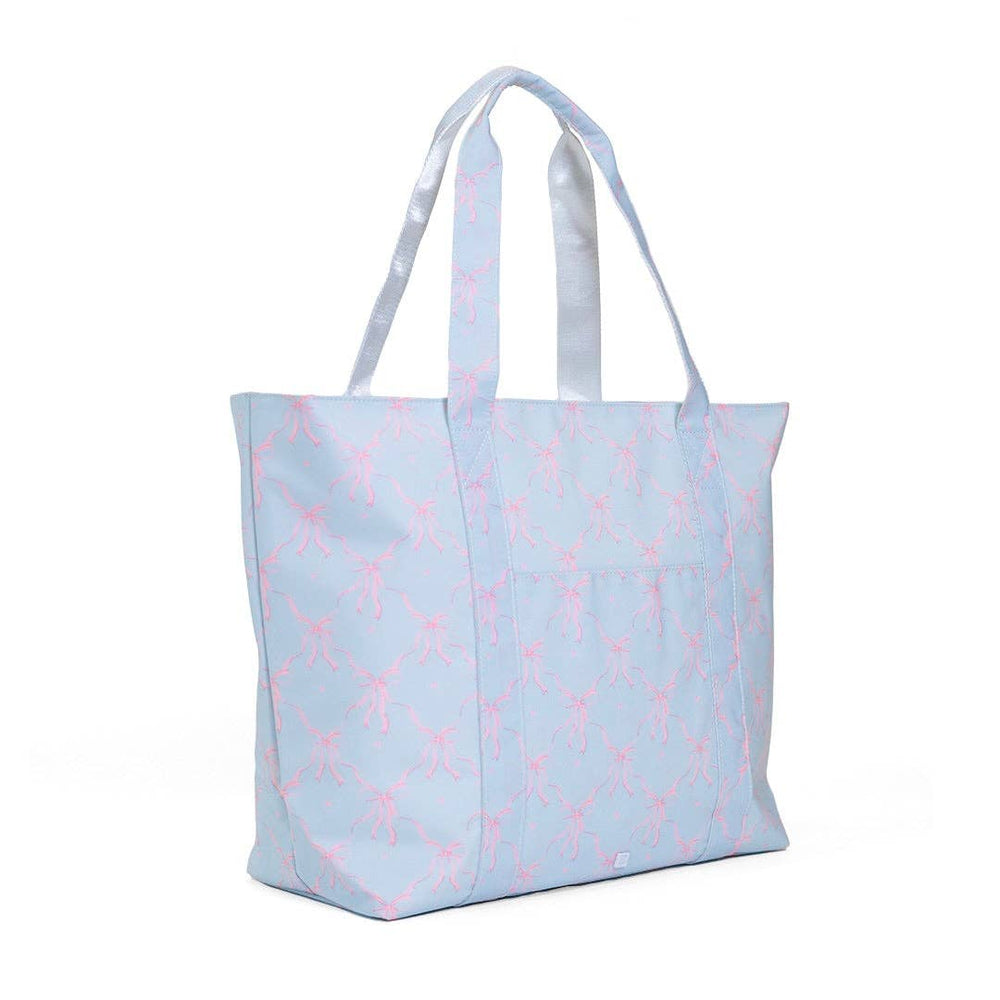JUMBO TOTE - X-Large Tote ELOISE BOW - Premium Bags and Totes from TRVL Design - Just $74.95! Shop now at Pat's Monograms