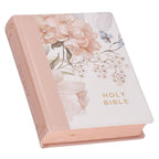 KJV Note-taking Bible Faux Leather HC, Pink Floral Printed - Premium Bible from Christian Art Gifts - Just $39.99! Shop now at Pat's Monograms