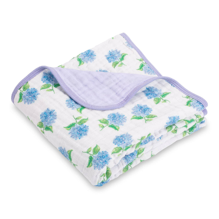 You Had Me At Hydrangea Baby Toddler Muslin Blanket - Premium Baby Blanket from LollyBanks - Just $29.95! Shop now at Pat's Monograms