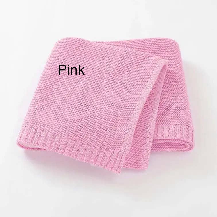 Knitted 100% Cotton Nap Time Blanket - Premium Baby Gift from Zsa Zsa & LoLLi - Just $32.95! Shop now at Pat's Monograms