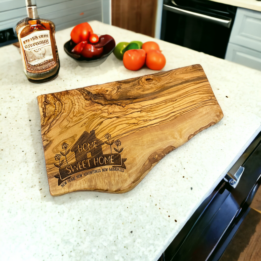 Home Sweet Home Cutting Board - Premium Housewares from Pat's Monograms - Just $45.95! Shop now at Pat's Monograms