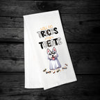 Siberian Husky - Will Do Tricks for Treats Tea Towel - Premium Kitchen Towel from Pat's Monograms - Just $14.95! Shop now at Pat's Monograms