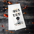 Black Doodle Dog - Will Do Tricks for Treats Tea Towel - Premium Kitchen Towel from Pat's Monograms - Just $14.95! Shop now at Pat's Monograms