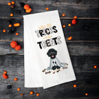 Black Doodle Dog - Will Do Tricks for Treats Tea Towel - Premium Kitchen Towel from Pat's Monograms - Just $14.95! Shop now at Pat's Monograms