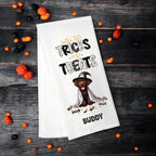Chocolate Labrador - Will Do Tricks for Treats Tea Towel - Premium Kitchen Towel from Pat's Monograms - Just $14.95! Shop now at Pat's Monograms