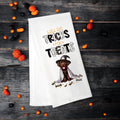 Chocolate Labrador - Will Do Tricks for Treats Tea Towel - Premium Kitchen Towel from Pat's Monograms - Just $14.95! Shop now at Pat's Monograms