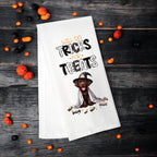 Chocolate Labrador - Will Do Tricks for Treats Tea Towel - Premium Kitchen Towel from Pat's Monograms - Just $14.95! Shop now at Pat's Monograms