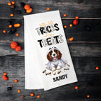 Springer Spaniel - Will Do Tricks for Treats Tea Towel - Premium Kitchen Towel from Pat's Monograms - Just $14.95! Shop now at Pat's Monograms