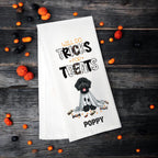 Black Doodle Dog - Will Do Tricks for Treats Tea Towel - Premium Kitchen Towel from Pat's Monograms - Just $14.95! Shop now at Pat's Monograms
