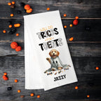 Goldendoodle - Will Do Tricks for Treats Tea Towel - Premium Kitchen Towel from Pat's Monograms - Just $14.95! Shop now at Pat's Monograms
