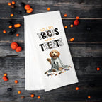 Goldendoodle - Will Do Tricks for Treats Tea Towel - Premium Kitchen Towel from Pat's Monograms - Just $14.95! Shop now at Pat's Monograms