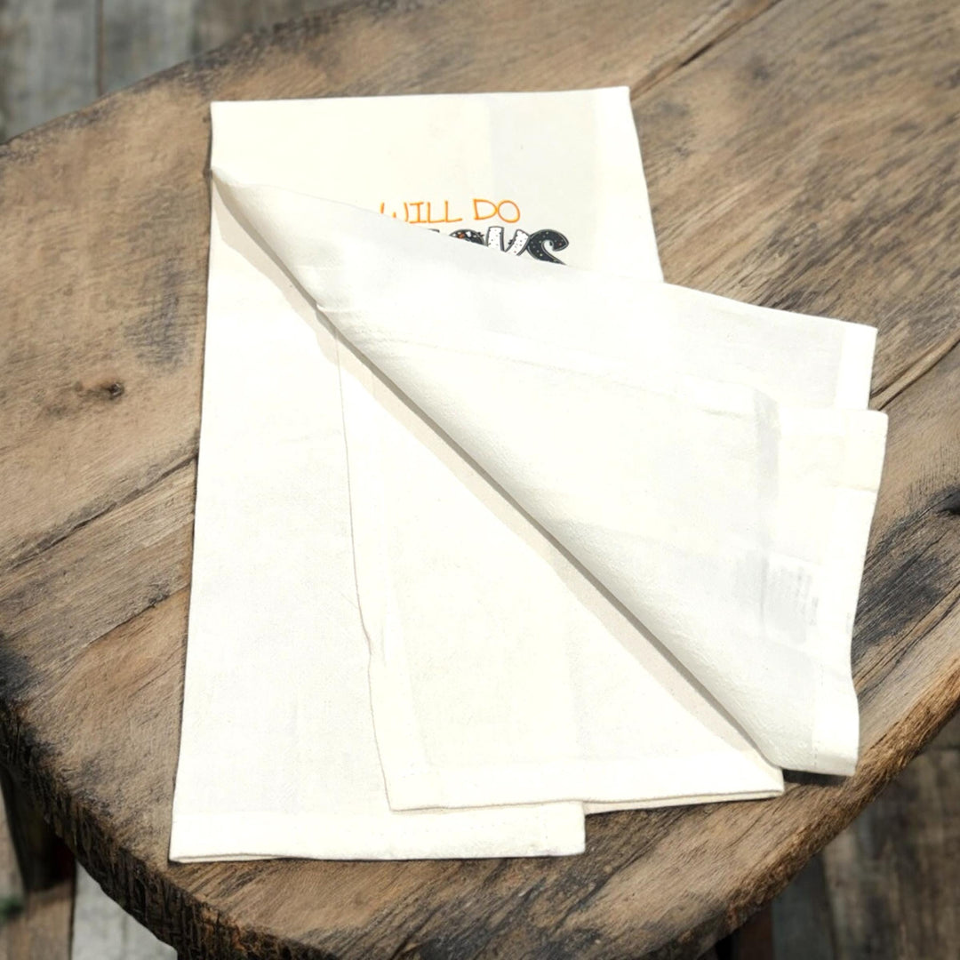 Australian Cattle Dog “Come Sit for a Sip” Tea Towel - Premium Kitchen Towel from Pat's Monograms - Just $14.95! Shop now at Pat's Monograms