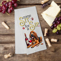Bloodhound Kitchen Tea Towel – “Come Sit for a Sip” Flour Sack Towel - Premium Kitchen Towel from Pat's Monograms - Just $14.95! Shop now at Pat's Monograms