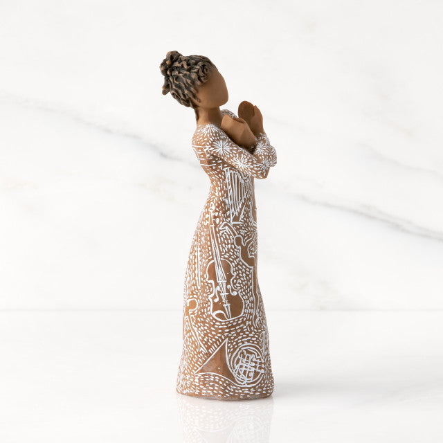 Music Speaks (darker skin) - Premium Figurines from Willow Tree - Just $54.95! Shop now at Pat's Monograms