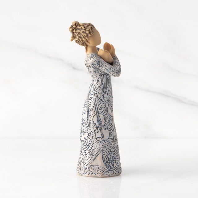 Music Speaks (lighter skin) - Premium Figurines from Willow Tree - Just $54.95! Shop now at Pat's Monograms