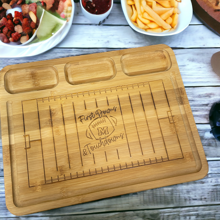 Laser Engraved Game Day Serving Board Board 17.5 x 13.5 - Premium Housewares from Pat's Monograms - Just $45.95! Shop now at Pat's Monograms