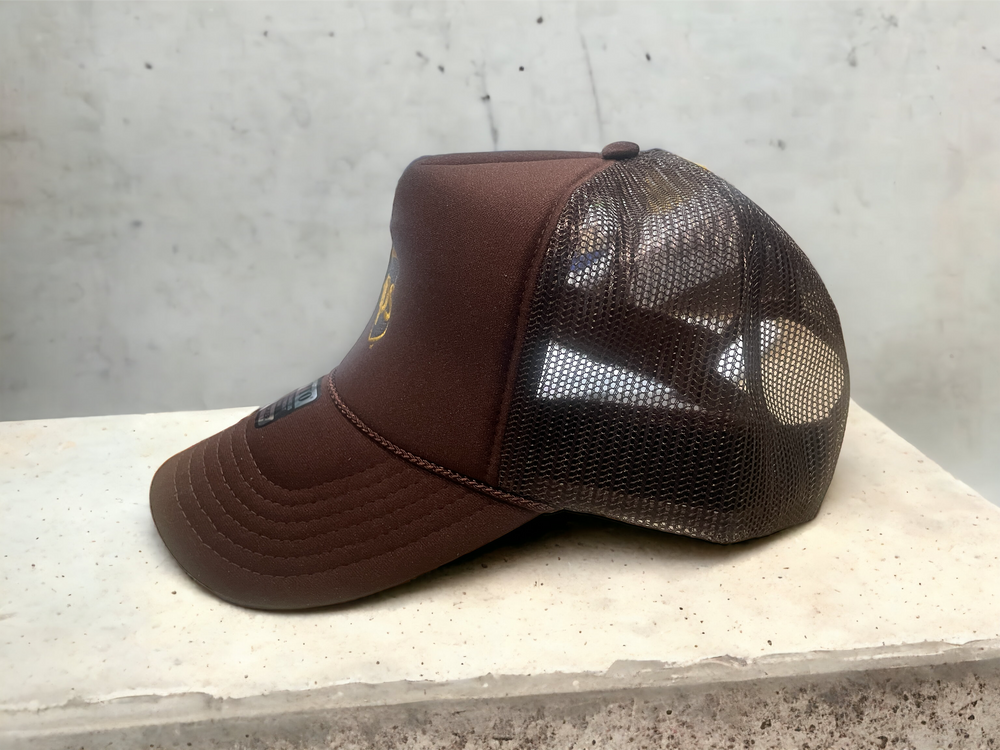 UPS - Foam Front Trucker Hat - Premium Headwear from Pat's Monograms - Just $22.95! Shop now at Pat's Monograms