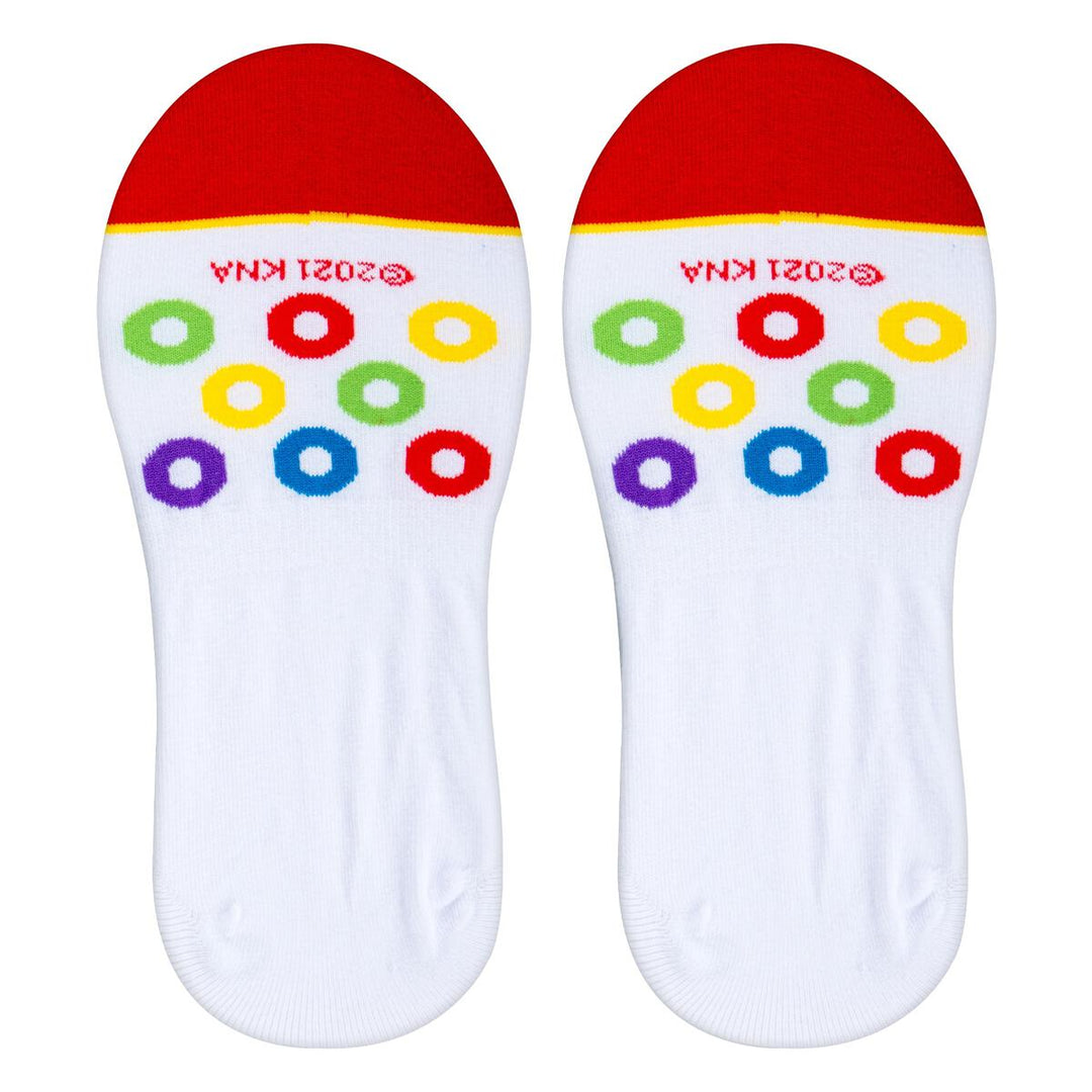 Froot Loops - Womens No Show Socks - Premium Socks from Cool Socks - Just $6.00! Shop now at Pat's Monograms