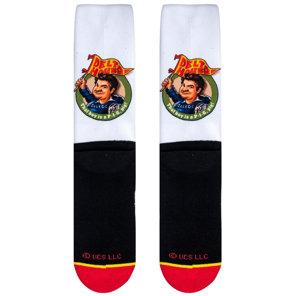 Animal House - Delta House Socks - Premium Socks from Cool Socks - Just $11.95! Shop now at Pat's Monograms