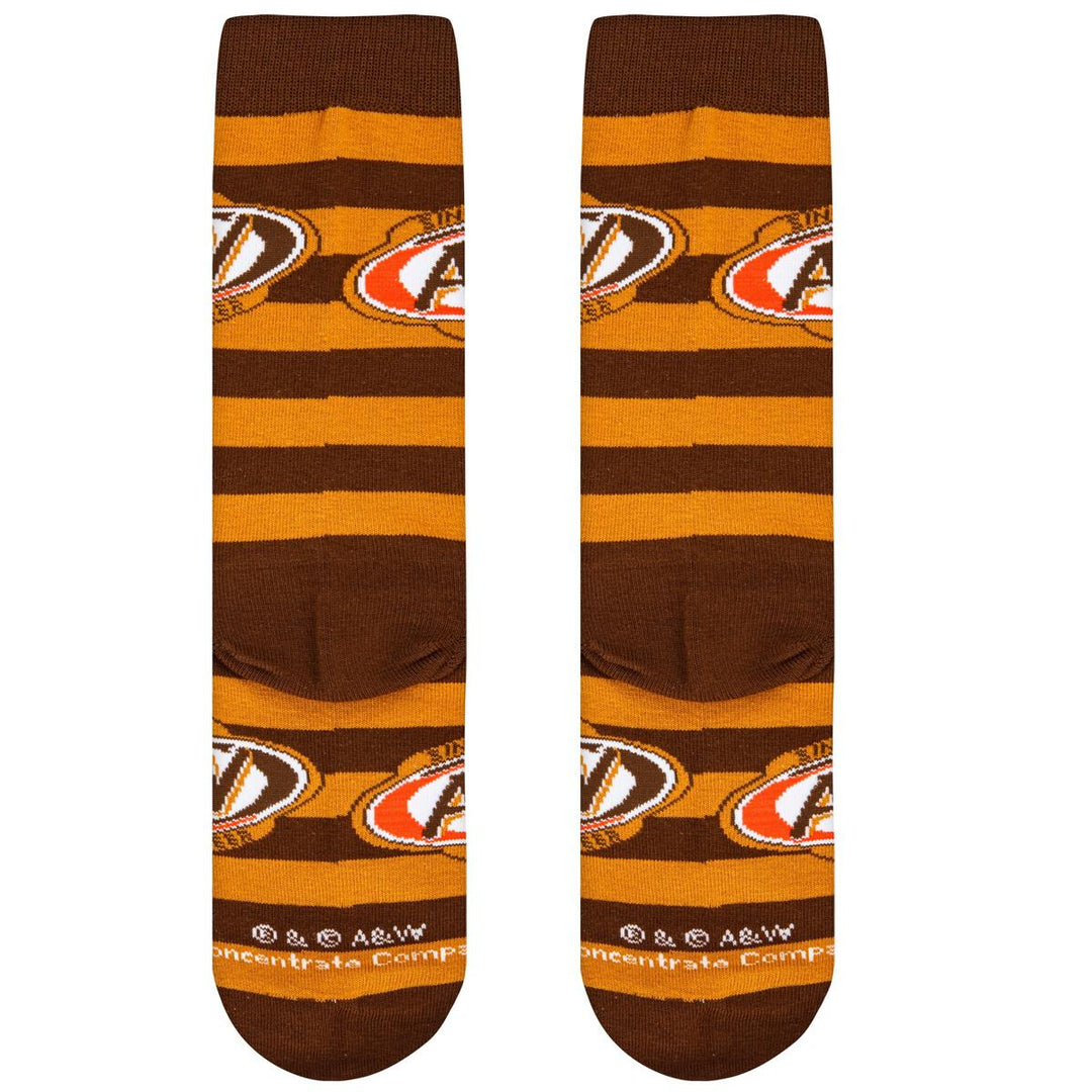 A&W Stripes Socks - Premium Socks from Cool Socks - Just $11.95! Shop now at Pat's Monograms