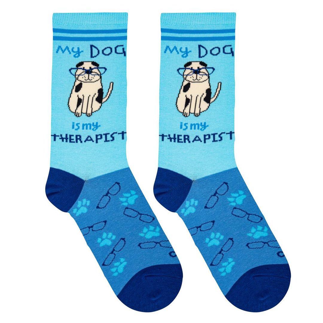 Dog Therapist Cushion Knit Socks - Women - Premium Socks from Cool Socks - Just $9.95! Shop now at Pat's Monograms