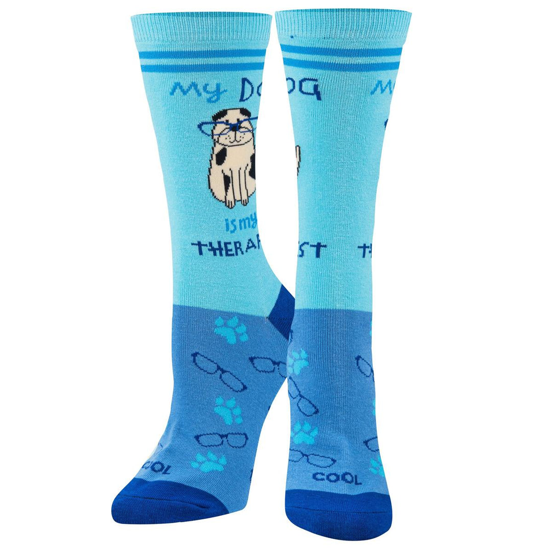 Dog Therapist Cushion Knit Socks - Women - Premium Socks from Cool Socks - Just $9.95! Shop now at Pat's Monograms