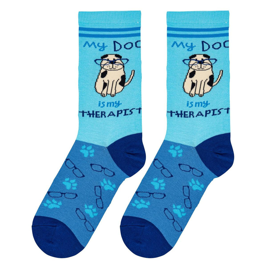 Dog Therapist Cushion Knit Socks - Women - Premium Socks from Cool Socks - Just $9.95! Shop now at Pat's Monograms