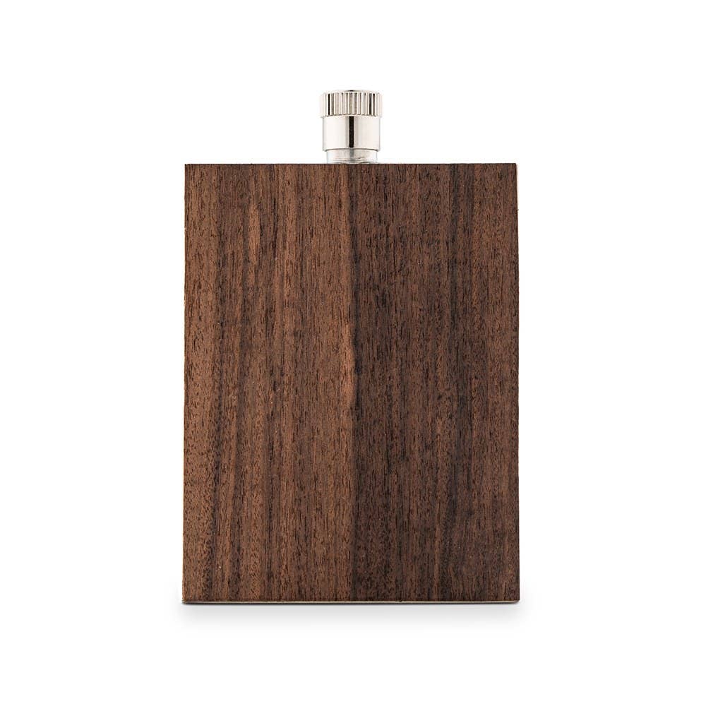 Rustic Wood Wrapped Stainless Steel Hip Flask - Premium  from Weddingstar Inc. - Just $23.0! Shop now at Pat's Monograms